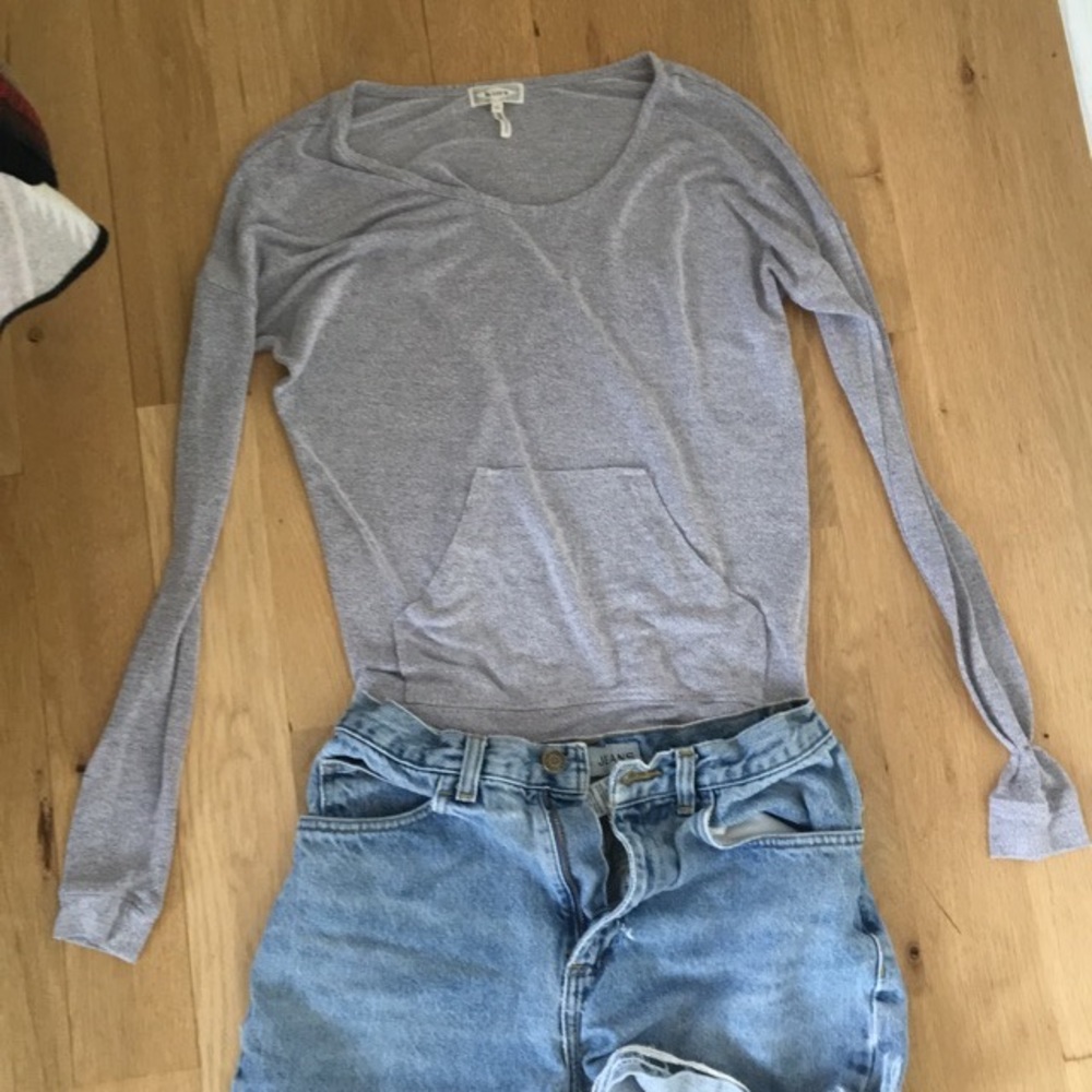 Thin gray pacsun pocket shirt